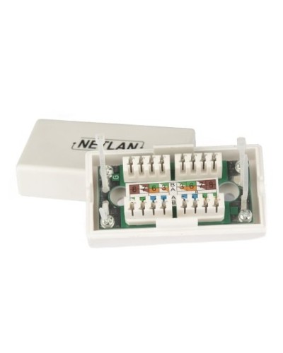 EC-UCB-IDC-UD2-WT-10 (10 шт). Проходной соединитель. NETLAN в Калуге