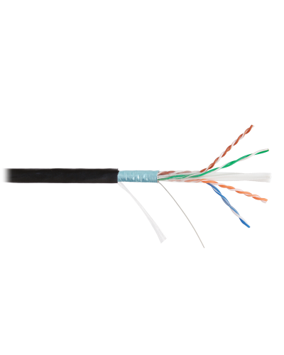 F/UTP 4pair, Cat6, Solid, In/Out, нг(А)-HF (NMC 4240C-BK). Кабель «витая пара» (LAN) для структурированных систем связи. NIKOMAX в Калуге