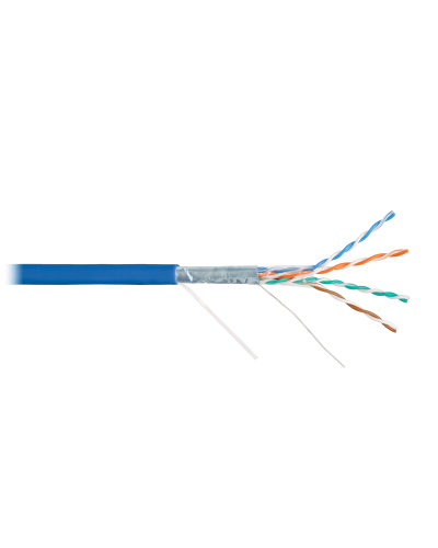 F/UTP 4pair, Cat5e, Solid, In, нг(А)-HF (NMC 4200C-BL). Кабель «витая пара» (LAN) для структурированных систем связи. NIKOMAX в Калуге