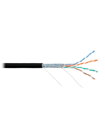 F/UTP 4pair, Cat5e, Solid, Out, PVC (NMC 9200B-BK). Кабель «витая пара» (LAN) для структурированных систем связи. NIKOMAX в Калуге