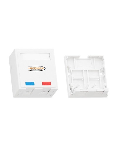 NMC-MB2P-ST-WT. Корпус настенной розетки. NIKOMAX в Калуге