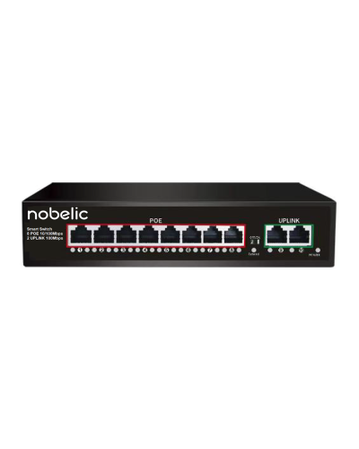 NBLS-1008P. Коммутатор неуправляемый 8-портовый. Nobelic в Калуге
