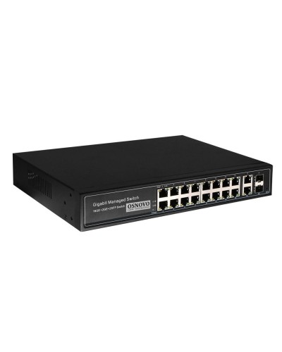 SW-8182/L(300W). Коммутатор 16-портовый  Gigabit Ethernet с PoE. OSNOVO в Калуге