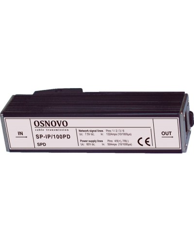 SP-IP/100PD. Устройство грозозащиты цепей Ethernet. OSNOVO в Калуге