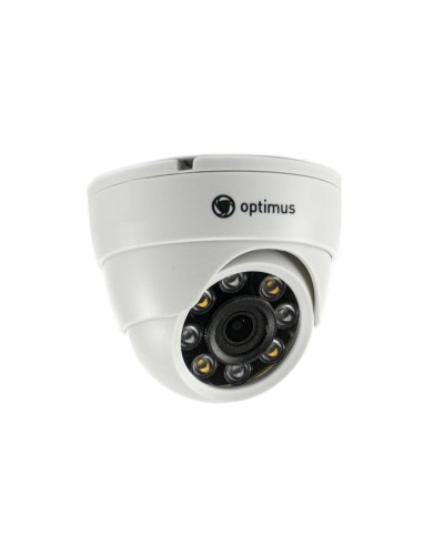 IP-E022.1(2.8)PF_V.1. Видеокамера IP купольная. Optimus в Калуге