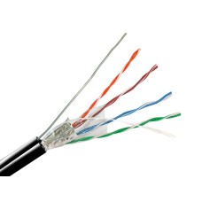 FTP-5e 4х2х0.51 Cu (outdoor) С ТРОСОМ. Кабель «витая пара» (LAN) для структурированных систем связи. Optimus