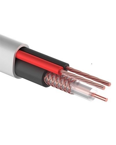 КВК-В-2+2x0,50 мм² (Cu/Cu) белый PROconnect (01-4213). Кабель комбинированный для систем видеонаблюдения. PROCONNECT в Калуге