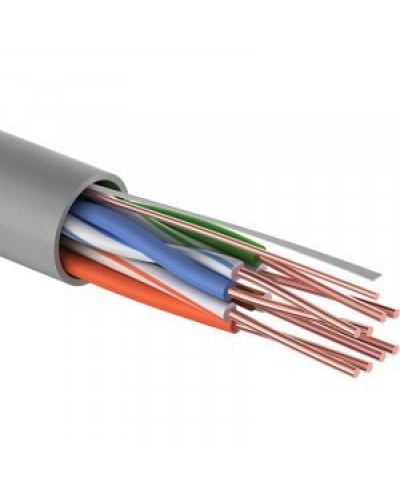 U/UTP Light, CAT 5e, PVC, 4PR, 24AWG, омедненный, серый, 305м, PROconnect (01-0043-2). Кабель «витая пара» (LAN) для структурированных систем связи. PROCONNECT в Калуге