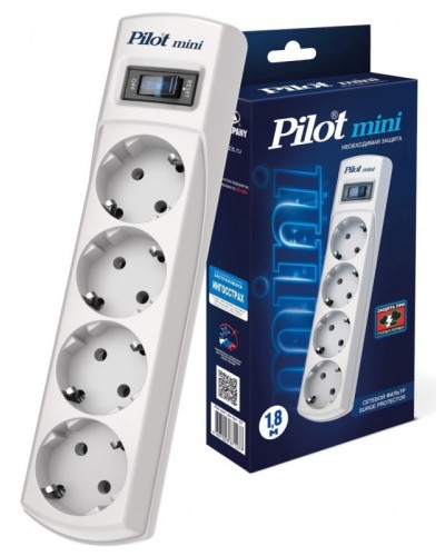 Pilot mini 3м. Сетевой фильтр. Pilot в Калуге