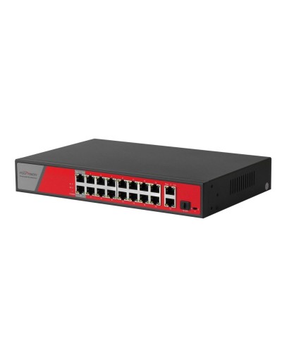 PND-16P-2G1F-BT2 (300W). Коммутатор гибридный 16+2+1 с PoE. Polyvision в Калуге