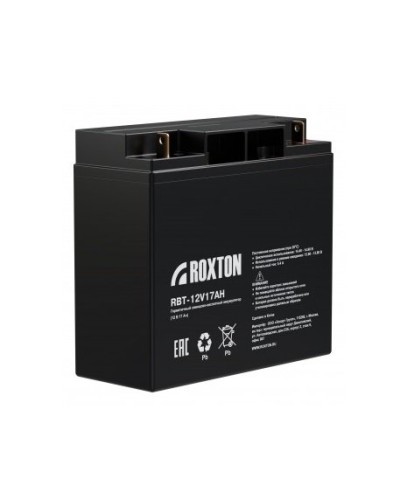 RBT-12V17AH. Аккумулятор герметичный свинцово-кислотный. ROXTON в Калуге