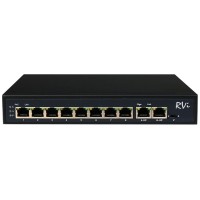 RVi-1NS08F-2T (1G). Коммутатор с питанием по PoE. RVi