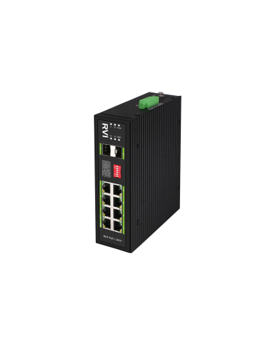 RVi-1NSIM8GP-2S. Коммутатор с питанием по PoE. RVi в Калуге