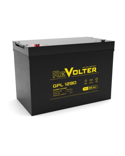 Revolter GPL 1290. Аккумулятор автомобильный герметичный свинцово-кислотный. Revolter в Калуге