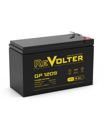 Revolter GP 1209. Аккумулятор автомобильный герметичный свинцово-кислотный. Revolter в Калуге
