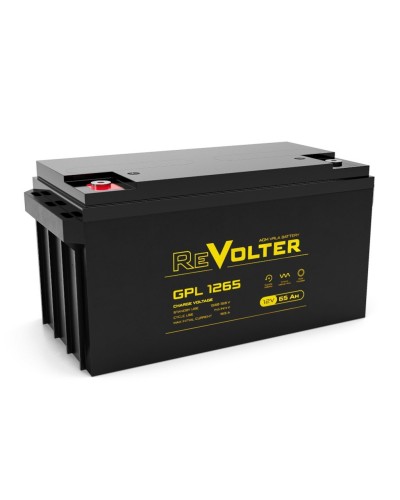 Revolter GPL 1265. Аккумулятор автомобильный герметичный свинцово-кислотный. Revolter в Калуге