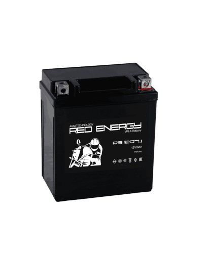 Red Energy RS 1207.1. Аккумулятор герметичный свинцово-кислотный стартерный. Red Energy в Калуге