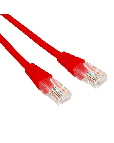 Патч-корд U/UTP CAT 6, RJ45-RJ45, 26AWG, LSZH, красный, 0.3м REXANT (02-0293-03). Патч-корд UTP. Rexant в Калуге
