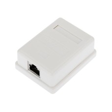 Розетка компьютерная внешняя 1-порт FTP RJ-45 (8P8C), CAT 5e REXANT (03-0122): Розетка RJ-45