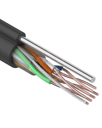 U/UTP 4PR 24AWG CAT5e 305м OUTDOOR+ТРОС*1 REXANT (01-0046). Кабель «витая пара» (LAN) для структурированных систем связи. Rexant в Калуге