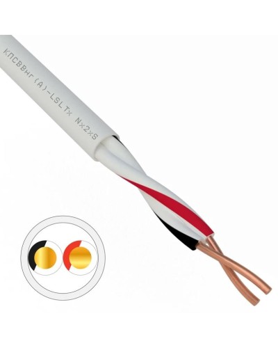КПСВВнг(А)-LSLTx 1х2х0,75 REXANT (01-4871). Кабель для систем передачи данных пониженной пожароопасности c низким дымо- и газовыделением, с низкой токсичностью продуктов горения. Rexant в Калуге