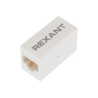 Адаптер проходной UTP RJ-45(8P8C), CAT 6 REXANT (03-0108). Проходной адаптер. Rexant