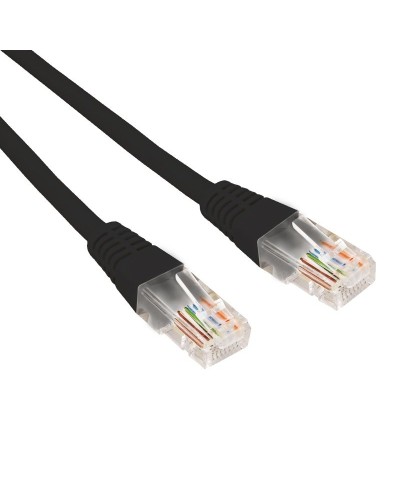 Патч-корд U/UTP CAT 6, RJ45-RJ45, 26AWG, LSZH, черный, 0.5м REXANT (02-0292-05). Патч-корд UTP. Rexant в Калуге