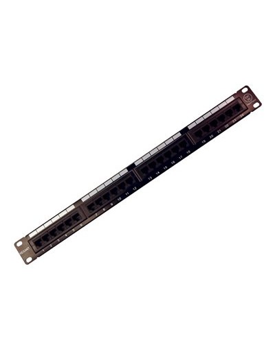 Коммутационная панель, 19", 1U, 24 порта RJ-45, категория 5e, UTP неэкранированная, черная Rexant (04-0021): Патч-панель 19" в Калуге
