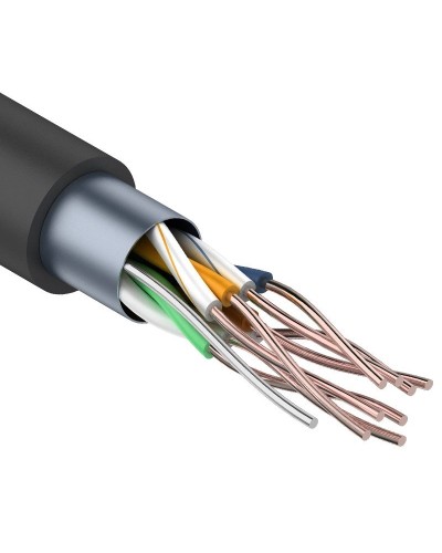 F/UTP 4PR 24AWG CAT5e 305м OUTDOOR REXANT (01-0146). Кабель «витая пара» (LAN) для структурированных систем связи. Rexant в Калуге