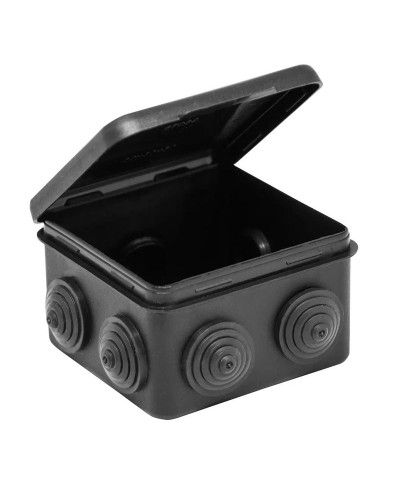 Коробка TYCO ОП 80х80х50мм откидная крышка УХЛ1 IP54 черный (67040МЧ). Коробка распределительная. RuVinil в Калуге