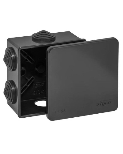Коробка TYCO ОП 85х85х40мм УХЛ1 IP54 черный (67040Ч). Коробка распределительная. RuVinil в Калуге