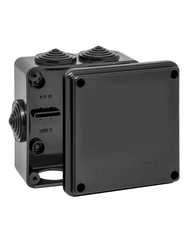 Коробка TYCO ОП 100х100х50мм УХЛ1 IP54 черный (67050Ч). Коробка распределительная. RuVinil в Калуге