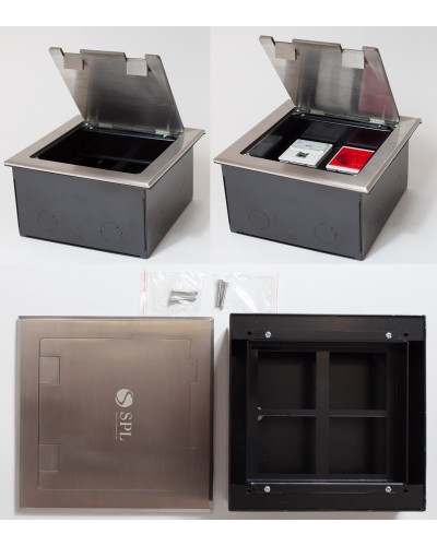 Люк на 4 поста (45х45), из нержавеющей стали, с коробкой, IP40 (300014). Люк. SPL в Калуге