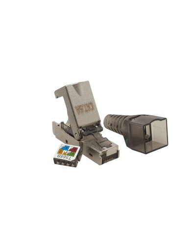 Коннектор 8P8C STP 6A (RJ-45) безынструментальный (10-0240). Разъем RJ-45. SUPRLAN в Калуге
