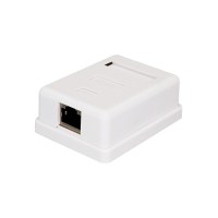Розетка настенная RJ-45, 8P8C, Cat.6, 1 порт FTP (10-0352): Компьютерная розетка
