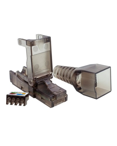 Коннектор 8P8C UTP 6A (RJ-45) безынструментальный (10-0239). Разъем RJ-45. SUPRLAN в Калуге
