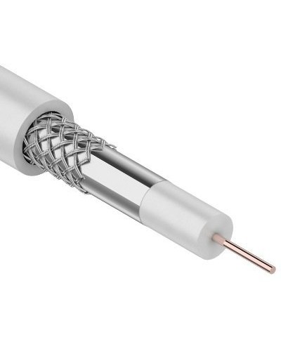 RG-6, CCS 1,00(15%) Al 32х0,12 In PVC. Кабель коаксиальный омедненный. SUPRLAN в Калуге