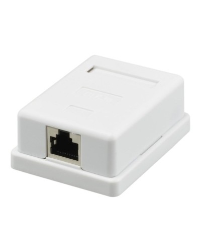 Розетка настенная RJ-45, 8P8C, Cat.5e, 1 порт FTP (10-0354). Компьютерная розетка. SUPRLAN в Калуге