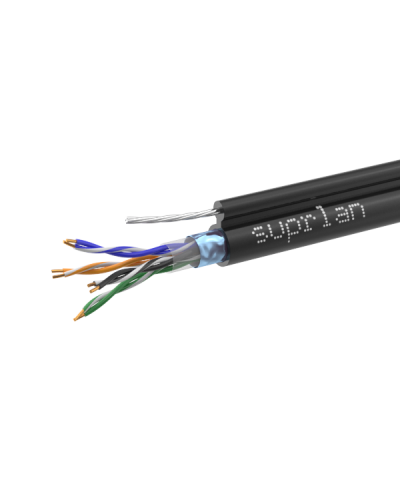 FTP Cat.5e 4x2xAWG24 Cu PE Outdoor T-FG8 (трос) Standard (01-1026-1). Кабель «витая пара» (LAN) для структурированных систем связи. SUPRLAN в Калуге