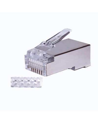 Коннекторы 8P8C FTP Cat.6 3U (RJ-45) (100шт) (10-0202). Разъем RJ-45. SUPRLAN в Калуге