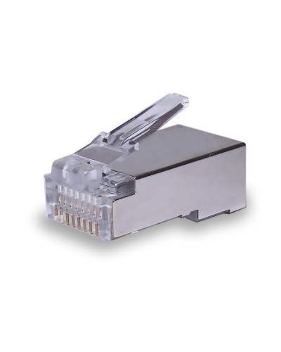 Коннекторы 8P8C FTP Cat.5e (RJ-45) (100шт) (10-0231). Разъем RJ-45. SUPRLAN в Калуге