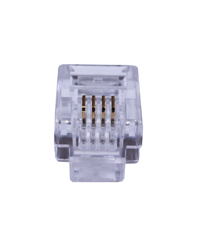 Коннекторы 4P4C (RJ-11) (100шт) (10-0229). Телефонный разъем 4P4C (RJ-11). SUPRLAN в Калуге