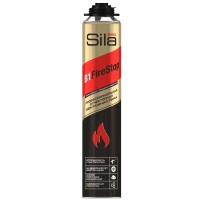 Пена огнестойкая Sila Pro B1 Firestop, 750 мл: Пена монтажная профессиональная
