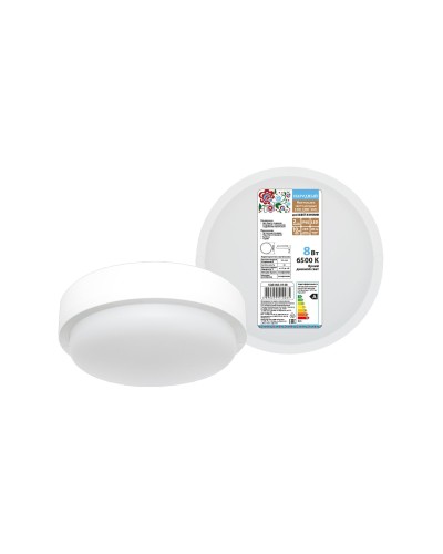 ДПП 3901 8Вт 6500К IP65 белый круг (SQ0366-0148). Светодиодный светильник LED. TDM ЕLECTRIC в Калуге