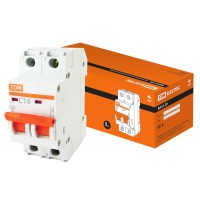ВА47-29 2Р 16А 4,5кА х-ка С (SQ0206-0093). Автоматический выключатель. TDM ЕLECTRIC