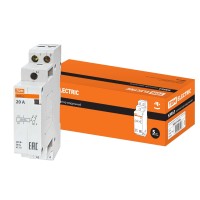 КМ 63/2-20 1НО;1НЗ (SQ0213-0006). Контактор модульный. TDM ЕLECTRIC