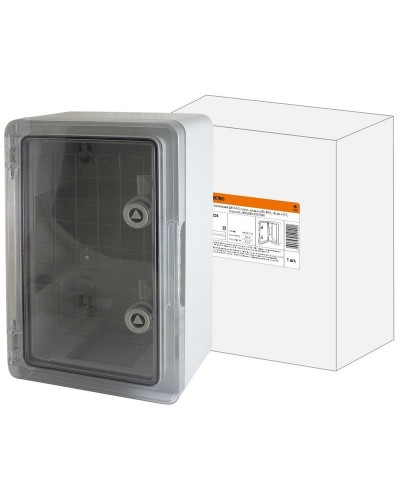 ЩМП-0-4, прозрачная крышка ABS, IP65, 400x300x220. Бокс пластиковый антивандальный. TDM ЕLECTRIC в Калуге
