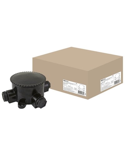 КЭМ 2-660-3 ОП D95мм IP65, 3-х рожковая (карболит) TDM (SQ1401-1101). Коробка электромонтажная. TDM ЕLECTRIC в Калуге