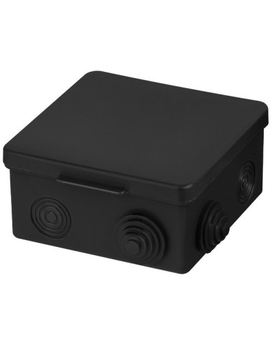 Распаячная коробка ОП 100х100х55мм, крышка, IP54, 8вх., черная TDM (SQ1401-0913). Распаячная коробка ОП. TDM ЕLECTRIC в Калуге
