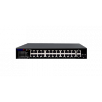 TR-NS1126-225-24PoE. Коммутатор с PoE. Trassir